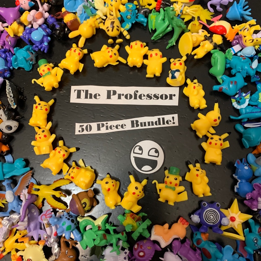50 Pieces of Fun Sized Pokémon Figures for Kids!